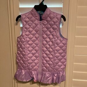 Lilly Pulitzer kids girls reversible lightweight vest size XL